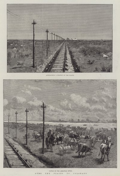 Over the Plains to Colorado by Amedee Forestier